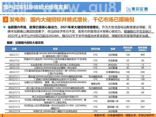 重磅深度！【东吴电新】国内大储如火如荼，储能模式及技术多样化发展——国内大储行业专题报告