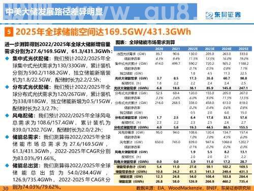 重磅深度！【东吴电新】国内大储如火如荼，储能模式及技术多样化发展——国内大储行业专题报告