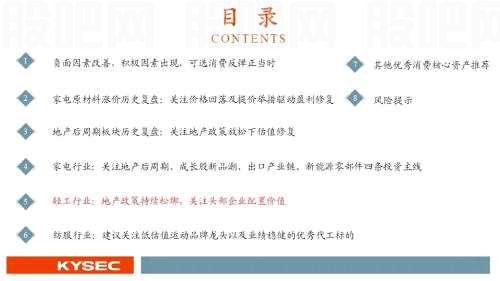 开源证券2022年中期投资策略丨可选消费：从防御到反攻，业绩将见底，估值可提升