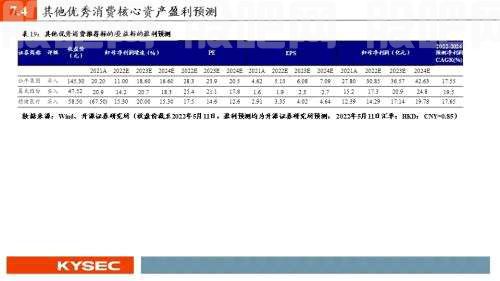 开源证券2022年中期投资策略丨可选消费：从防御到反攻，业绩将见底，估值可提升